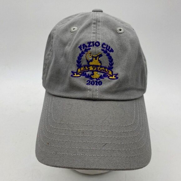 Fazio Cup Ball Hat Cap 2010 Las Vegas Gray Strapback Imperial 100% cotton‎ - Picture 1 of 8